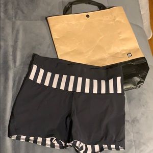 LuluLemon reversible athletic shorts